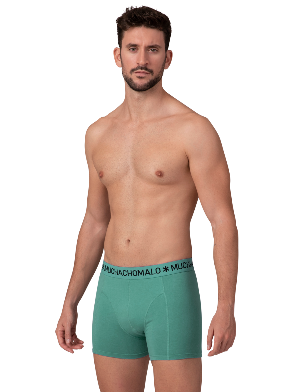 Heren 2+2-pack Boxershorts Effen