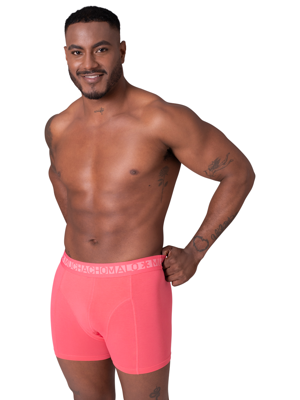 Heren 2-pack Boxershorts Effen
