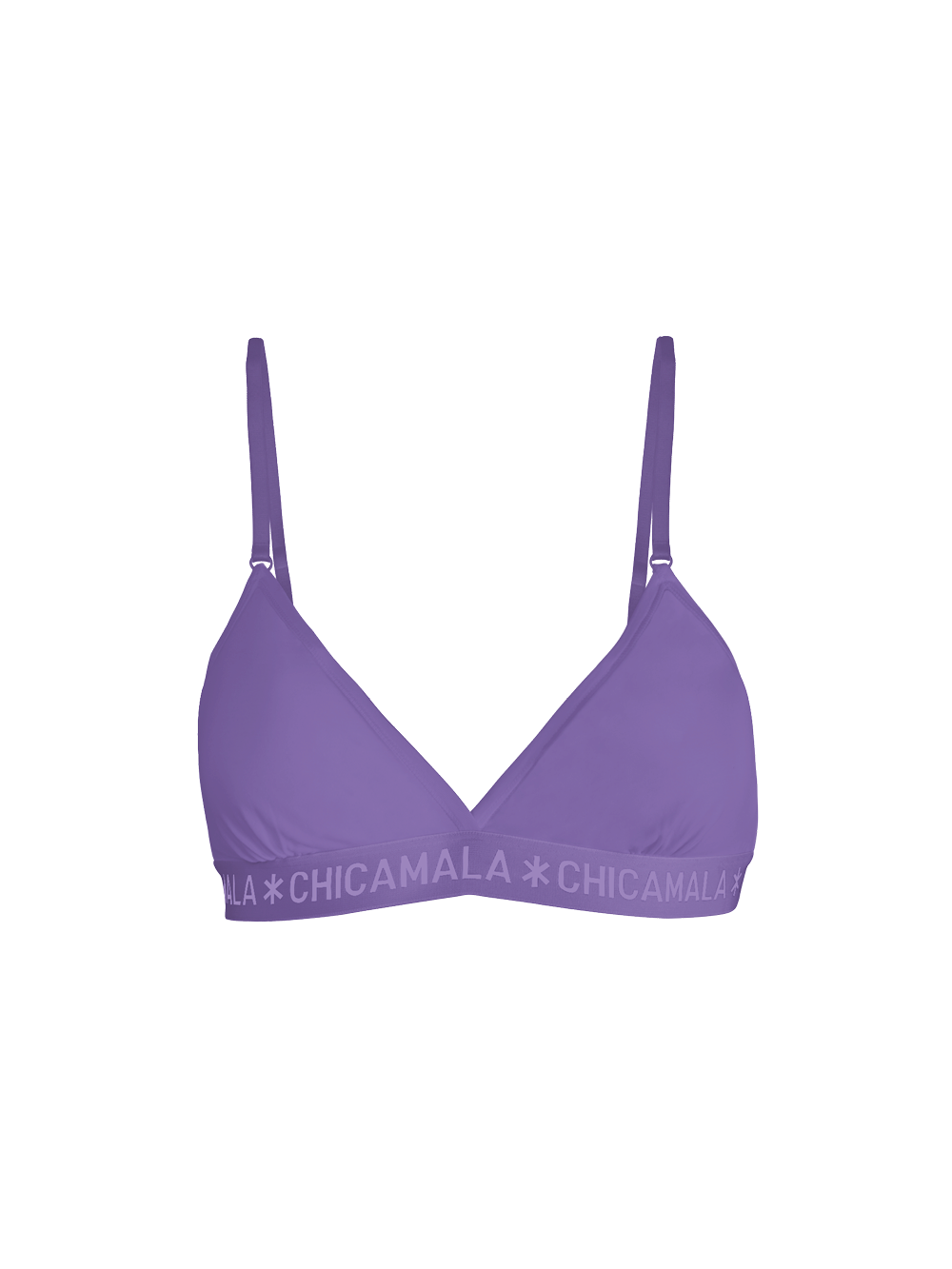 Meisjes 1-pack Triangle Top Effen
