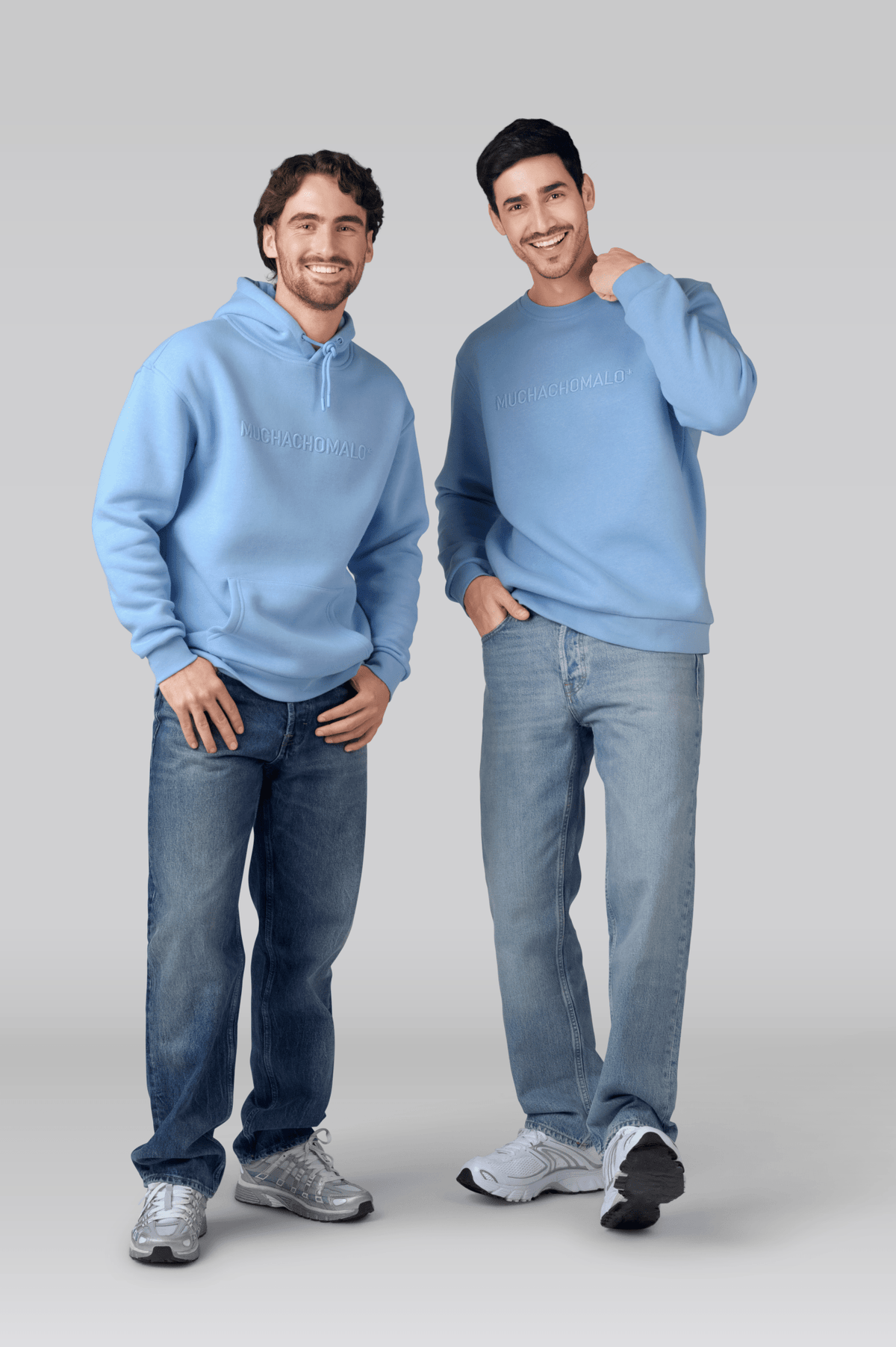 Heren Sweater Lichtblauw