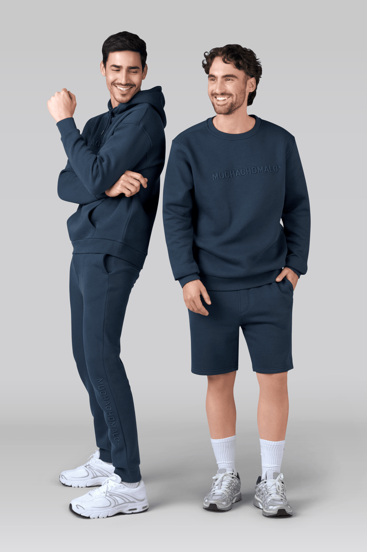Heren Sweatshorts Blauw