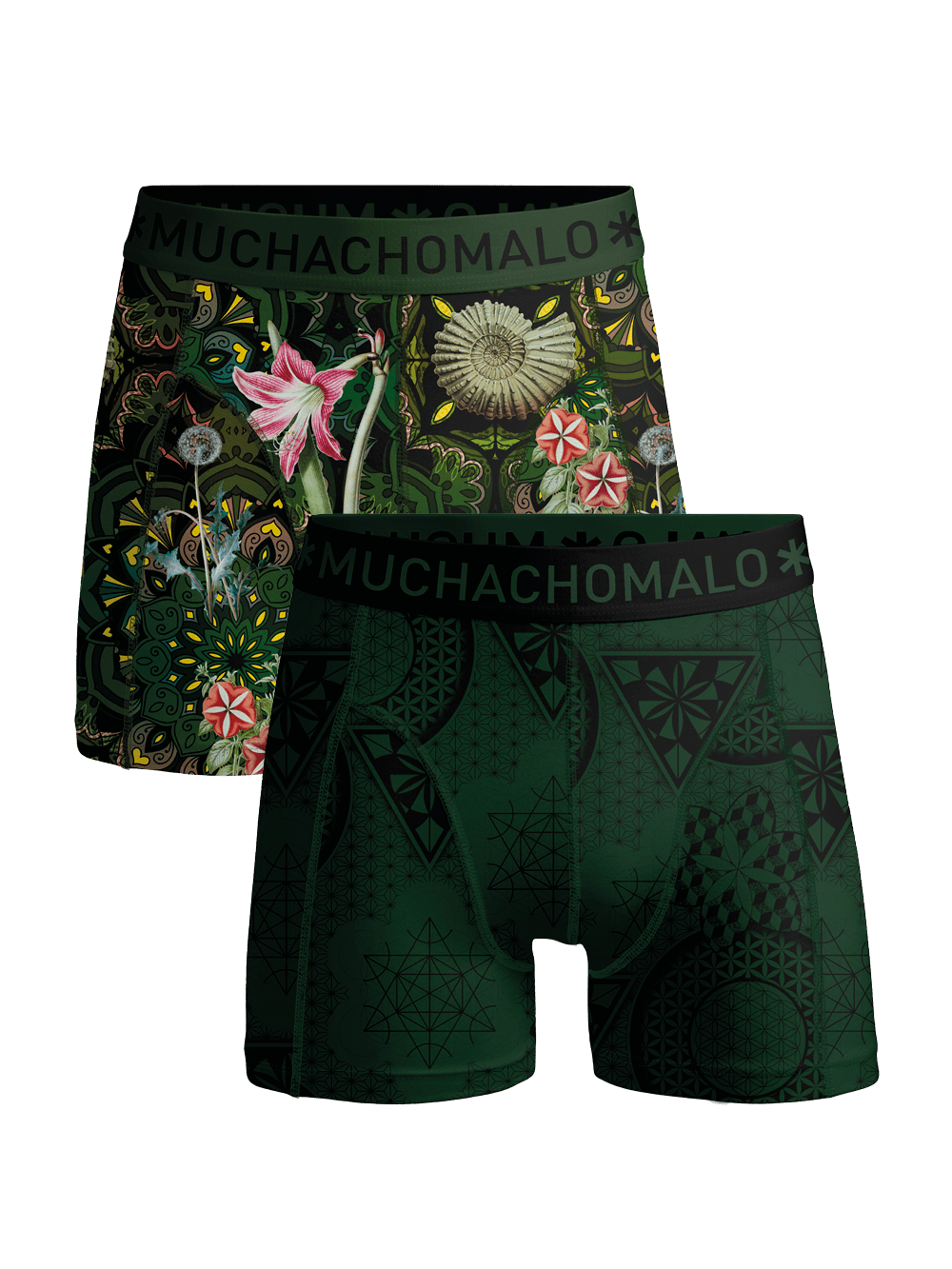 Jongens 2-pack Boxershorts Geometric