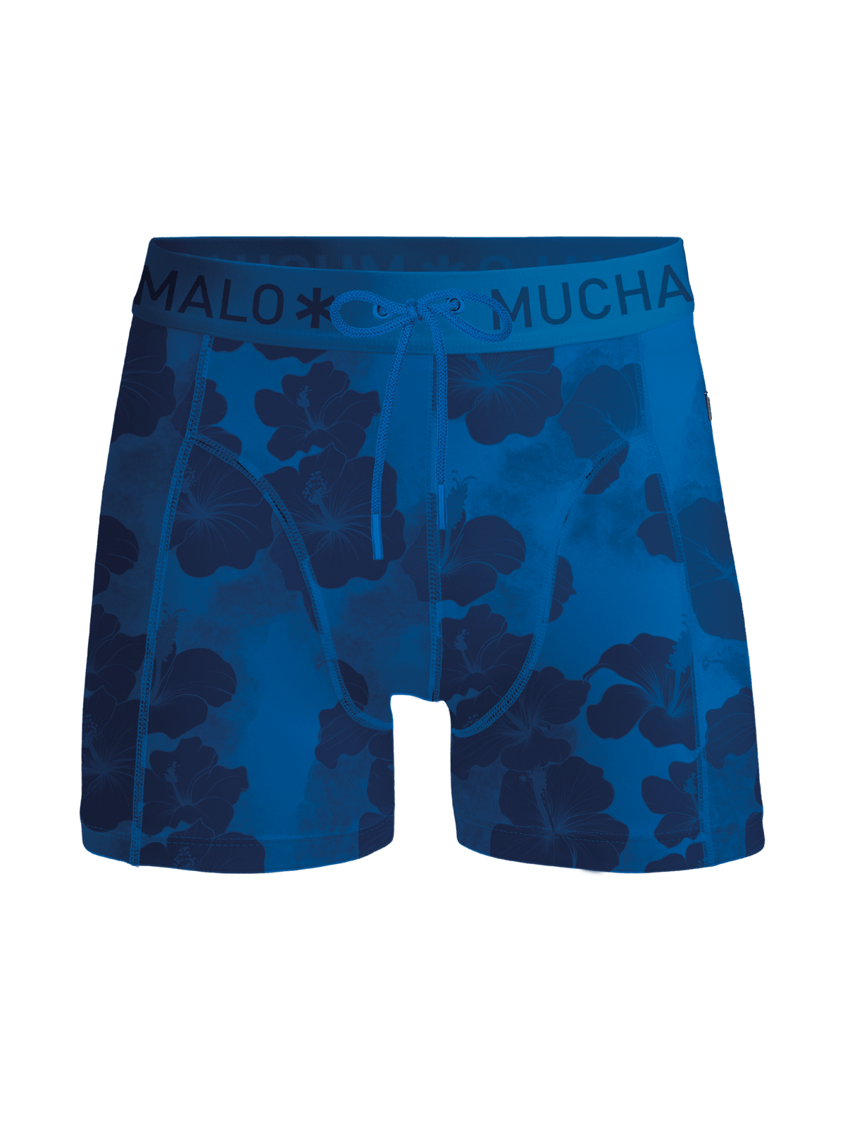 Jongens Strakke zwembroek print blauw