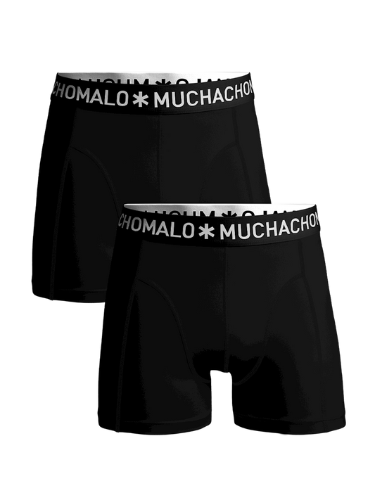 Heren 2-pack Boxershorts Effen