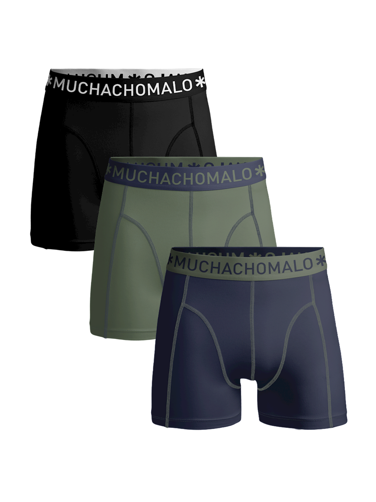 Jongens 3-pack Boxershorts Effen