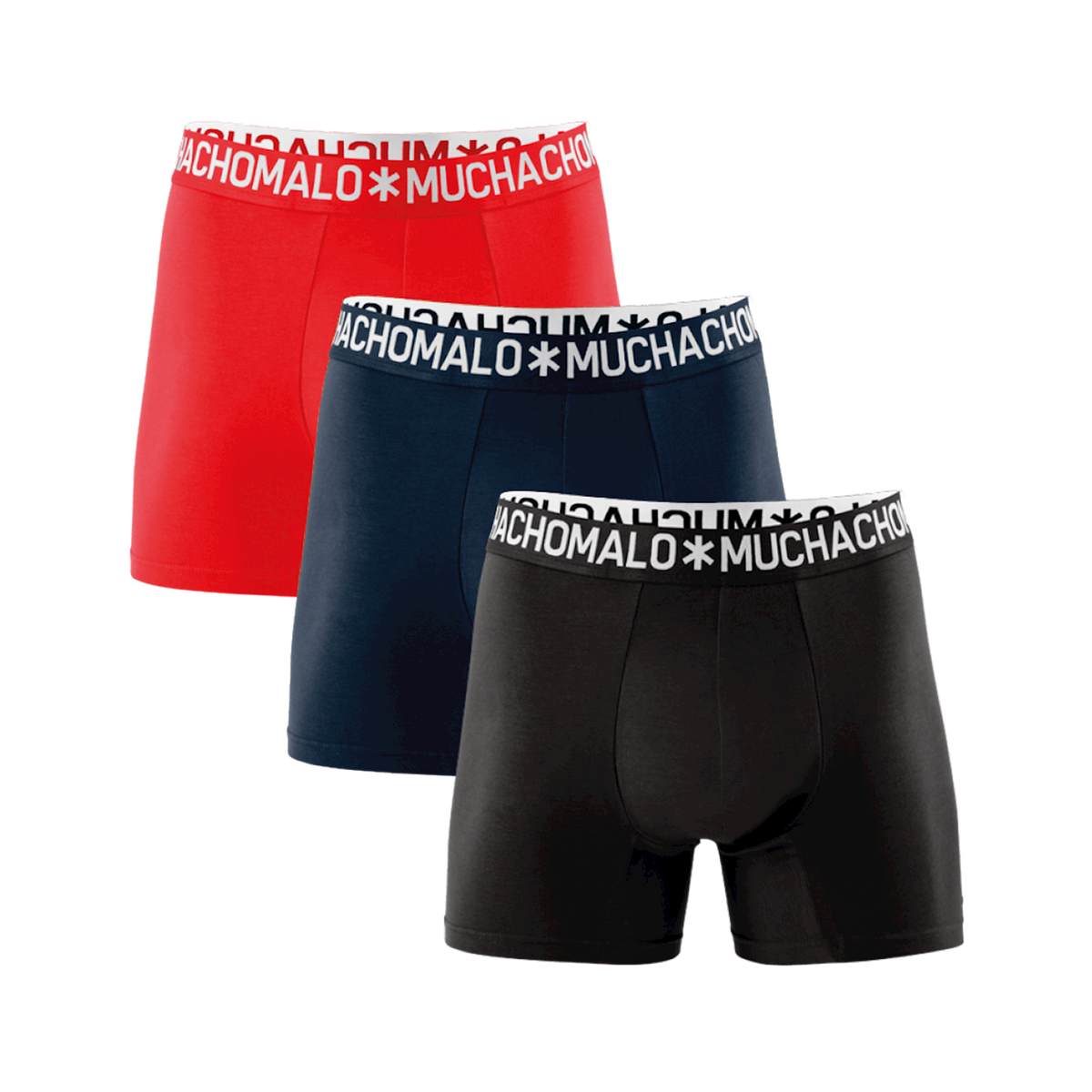 Heren 3-pack Boxershorts Effen Licht Katoen