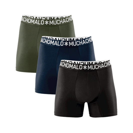 Heren 3-pack Boxershorts Effen Licht Katoen