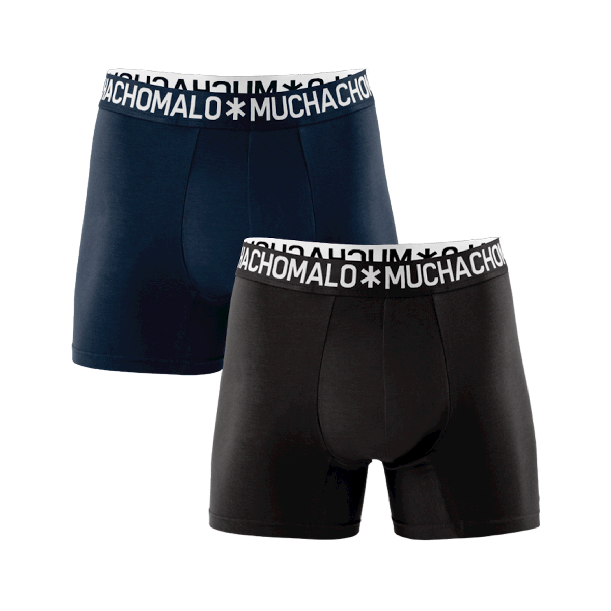 Heren 2-pack Boxershorts Effen Licht Katoen