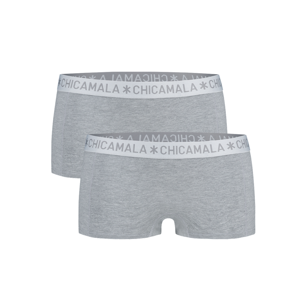 Dames 2-pack Boxershorts Effen