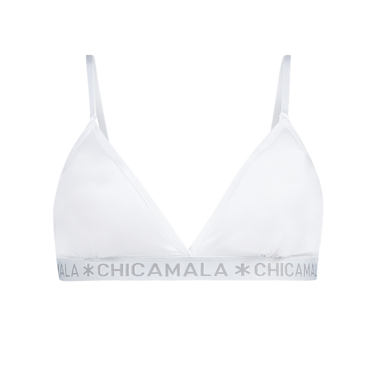 Dames 1-pack Triangle Top Effen
