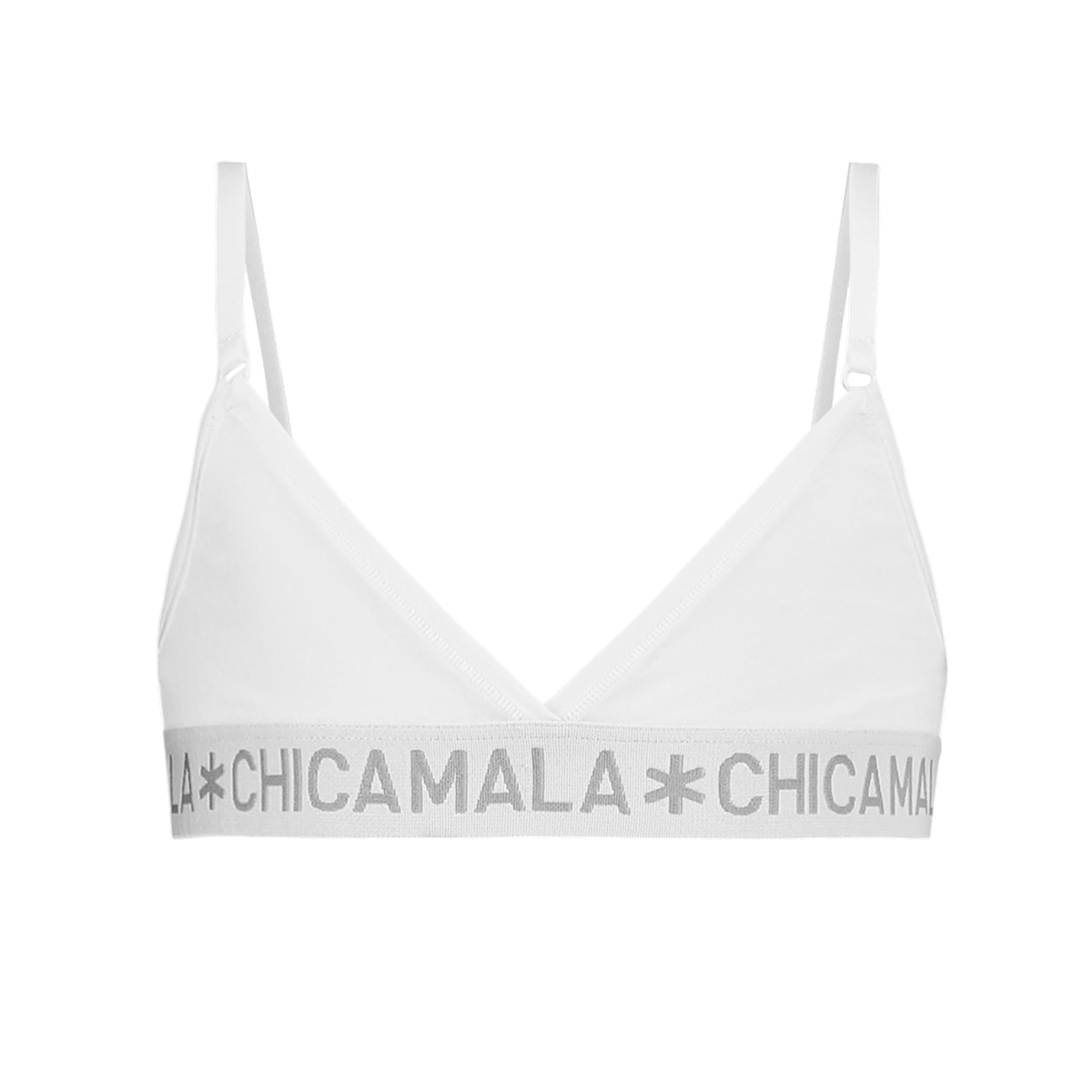 Meisjes 1-pack Triangle Top Effen