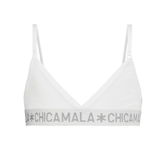 Meisjes 1-pack Triangle Top Effen