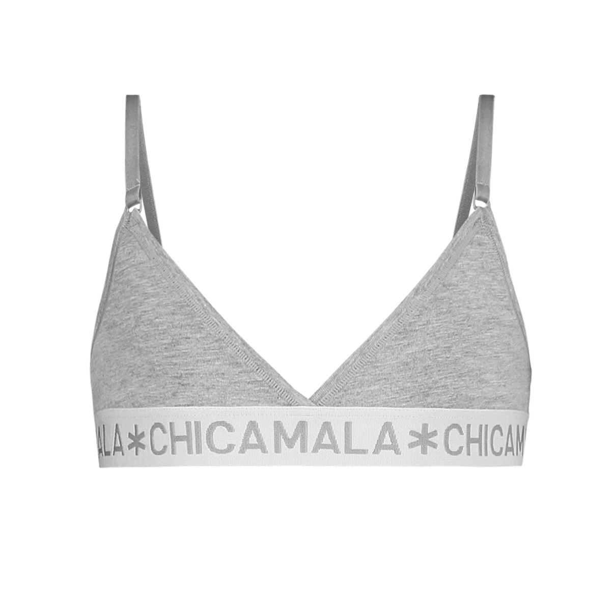 Meisjes 1-pack Triangle Top Effen