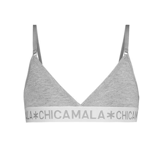 Meisjes 1-pack Triangle Top Effen