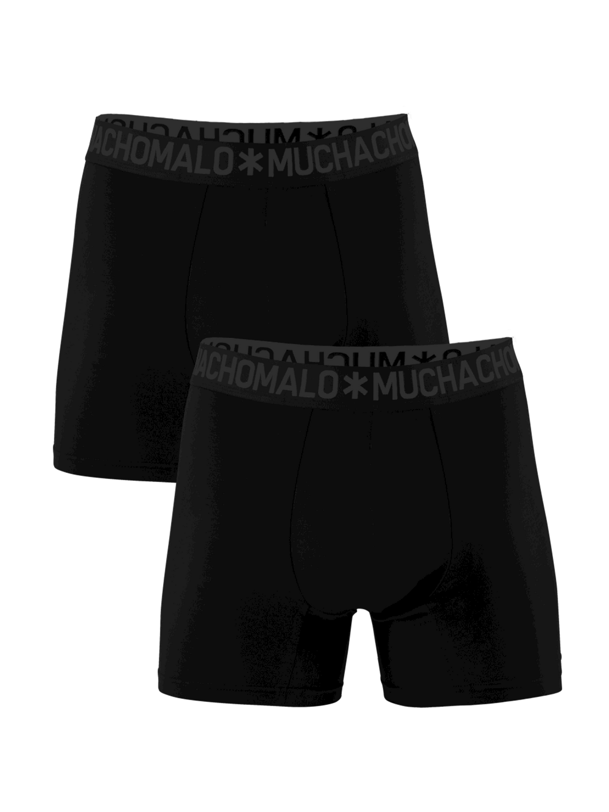 Heren 2-pack Bamboe Boxershorts Effen