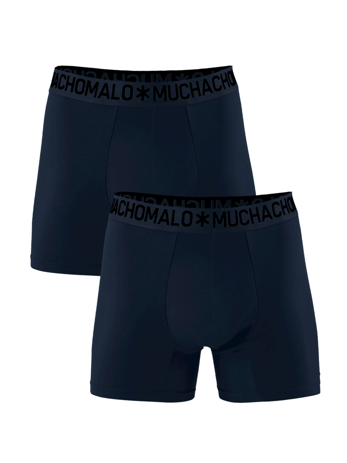 Heren 2-pack Bamboe Boxershorts Effen