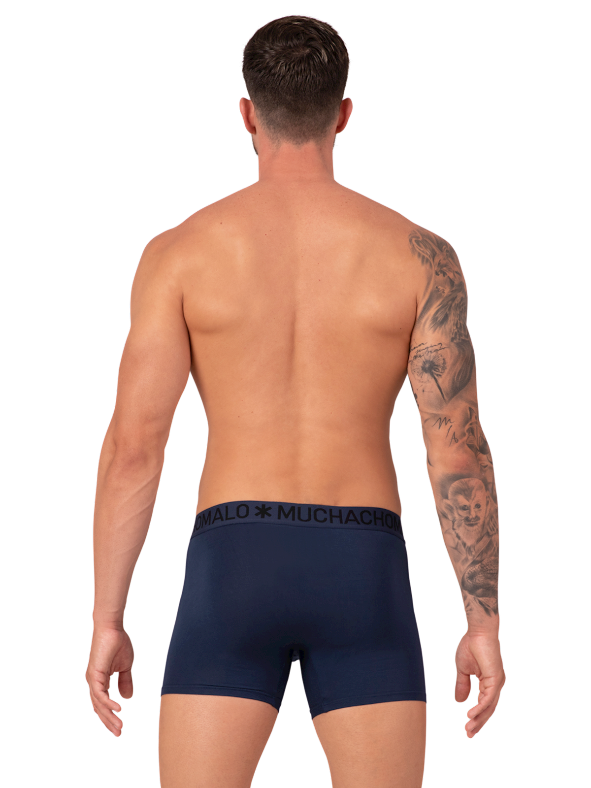 Heren 2-pack Bamboe Boxershorts Effen