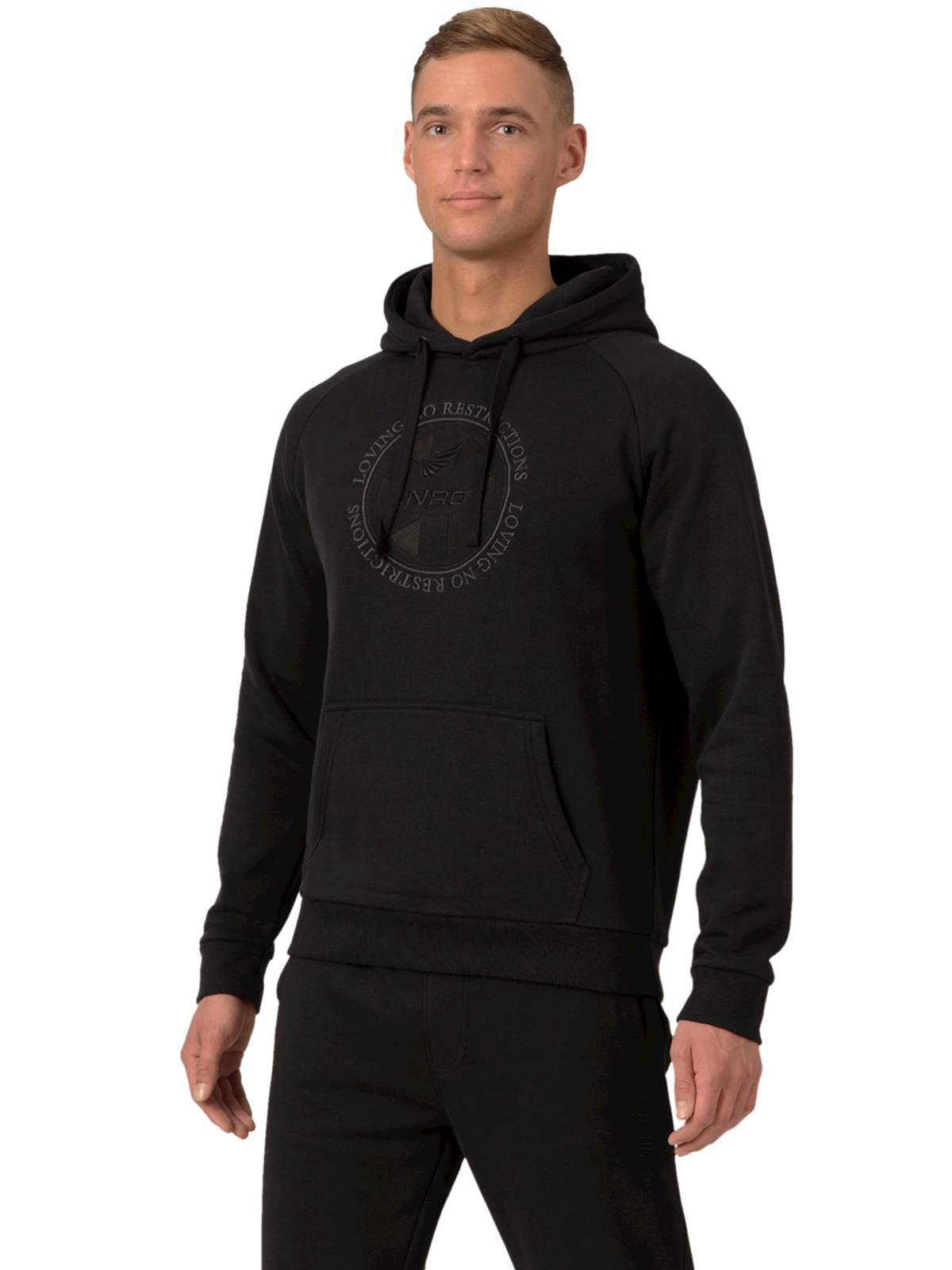 Heren Hoodie Zwart