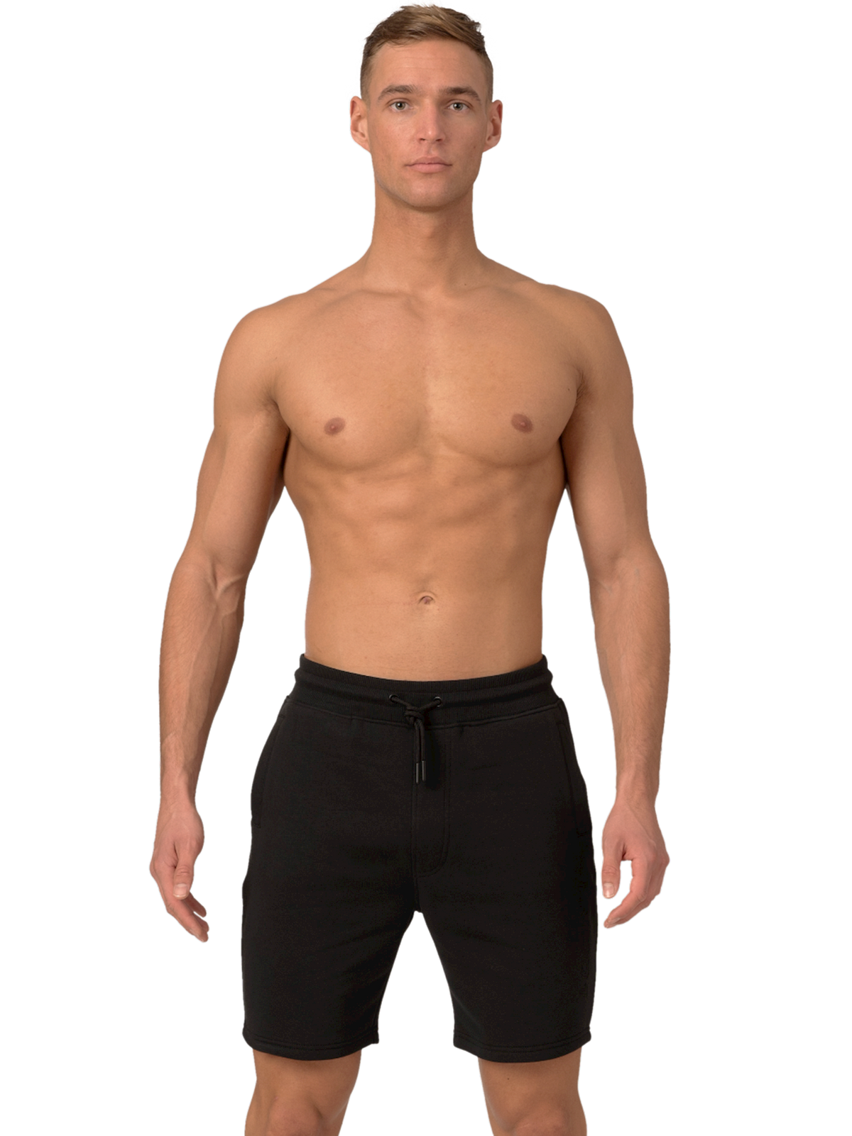 Heren Sweatshorts Zwart