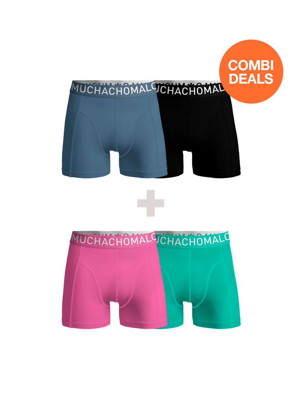 Heren 2+2-pack Boxershorts Light Cotton