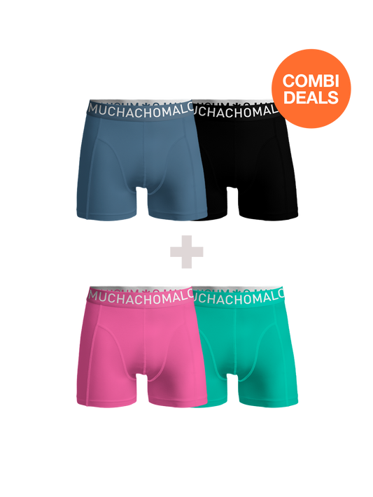 Heren 2+2-pack Boxershorts Light Cotton