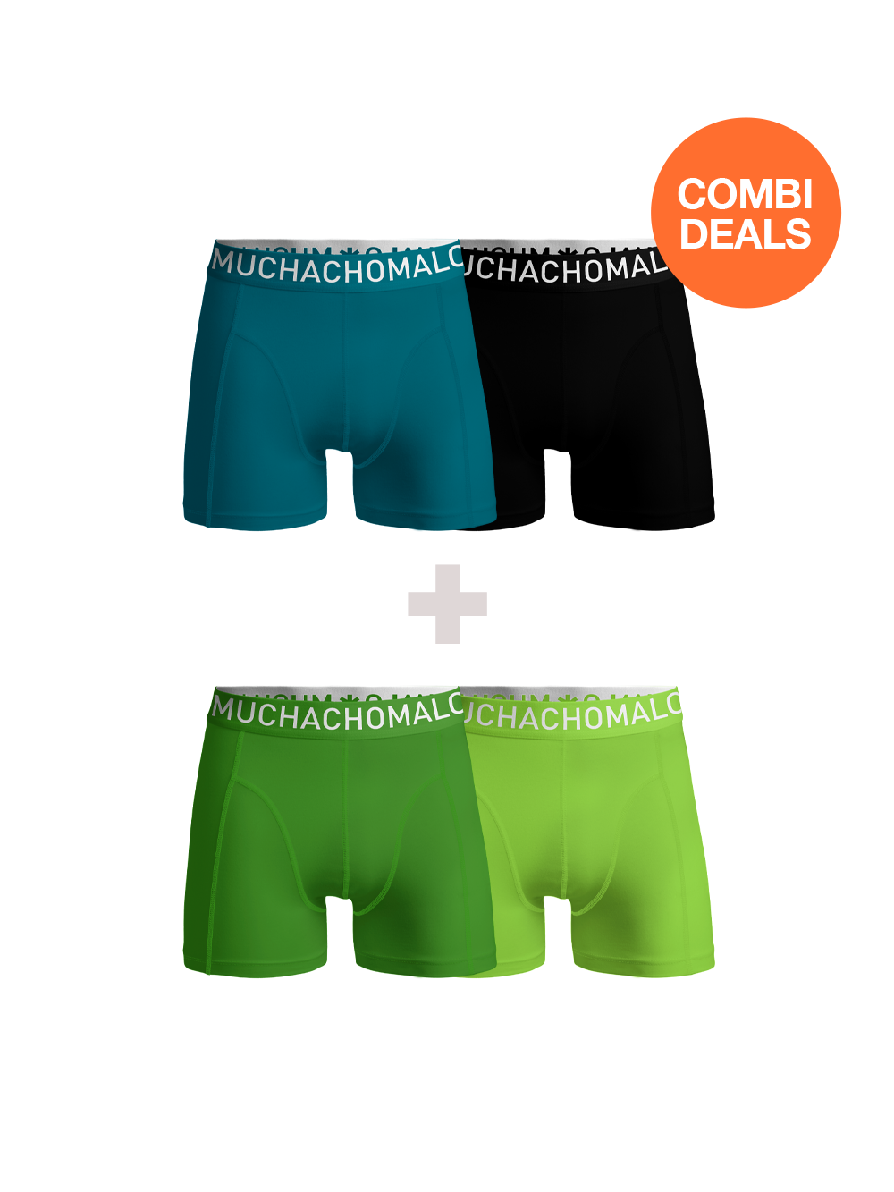 Heren 2+2-pack Boxershorts Light Cotton