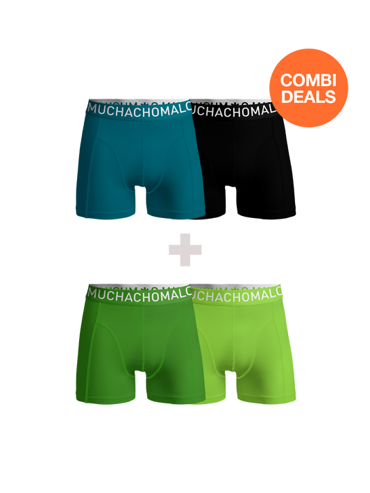 Heren 2+2-pack Boxershorts Light Cotton