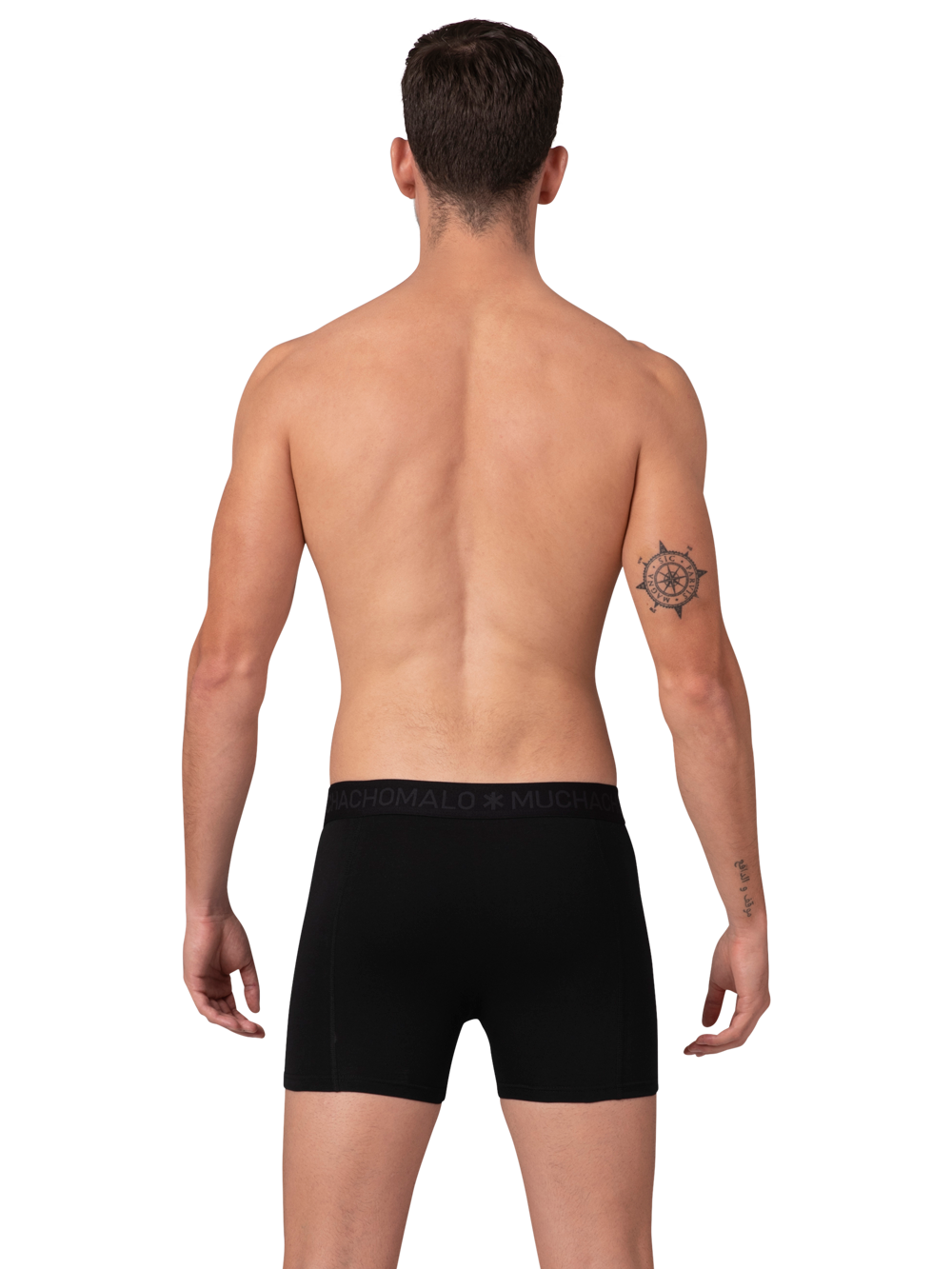 Heren 2+2-pack Boxershorts Effen
