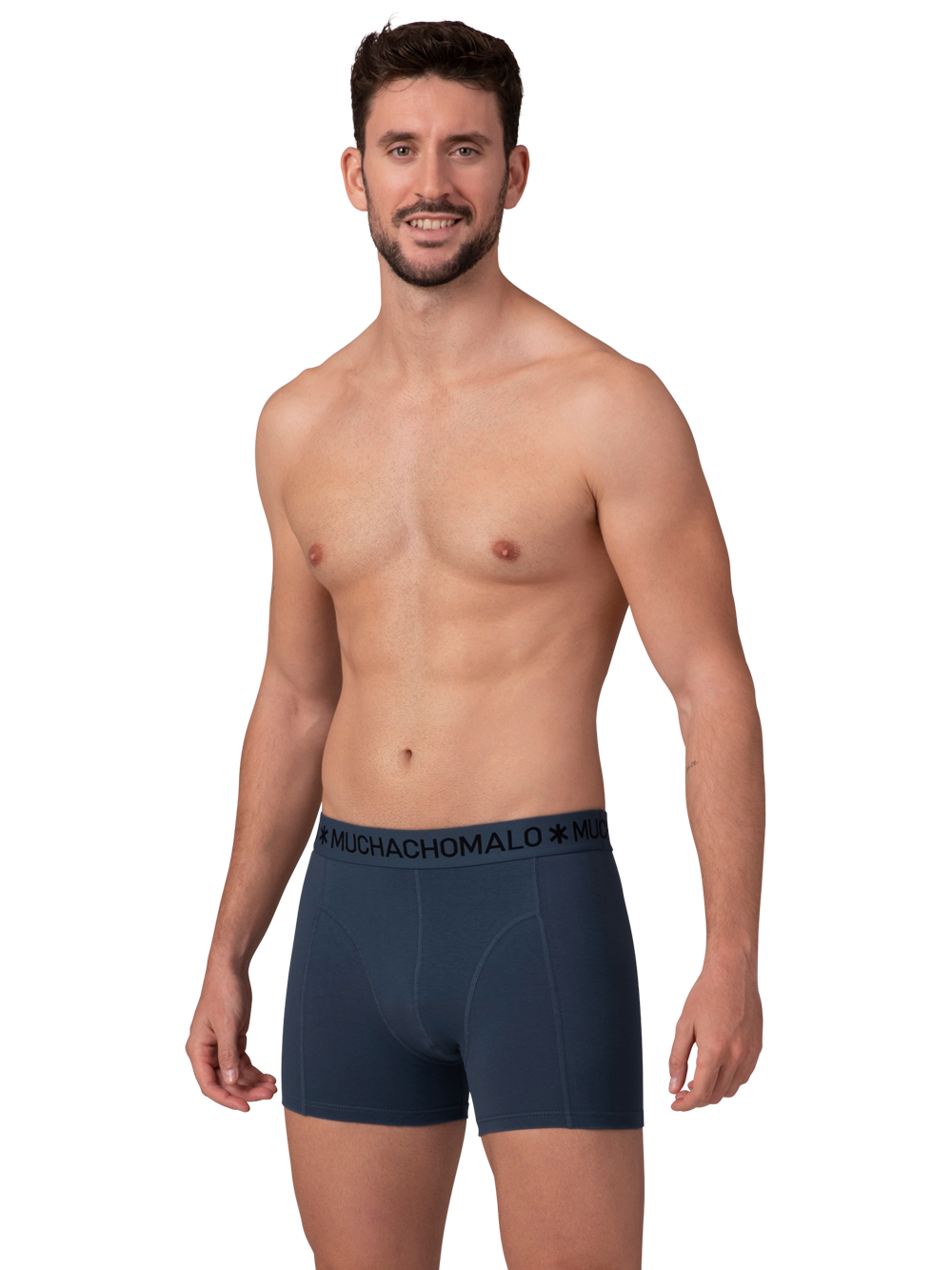 Heren 2+2-pack Boxershorts Effen