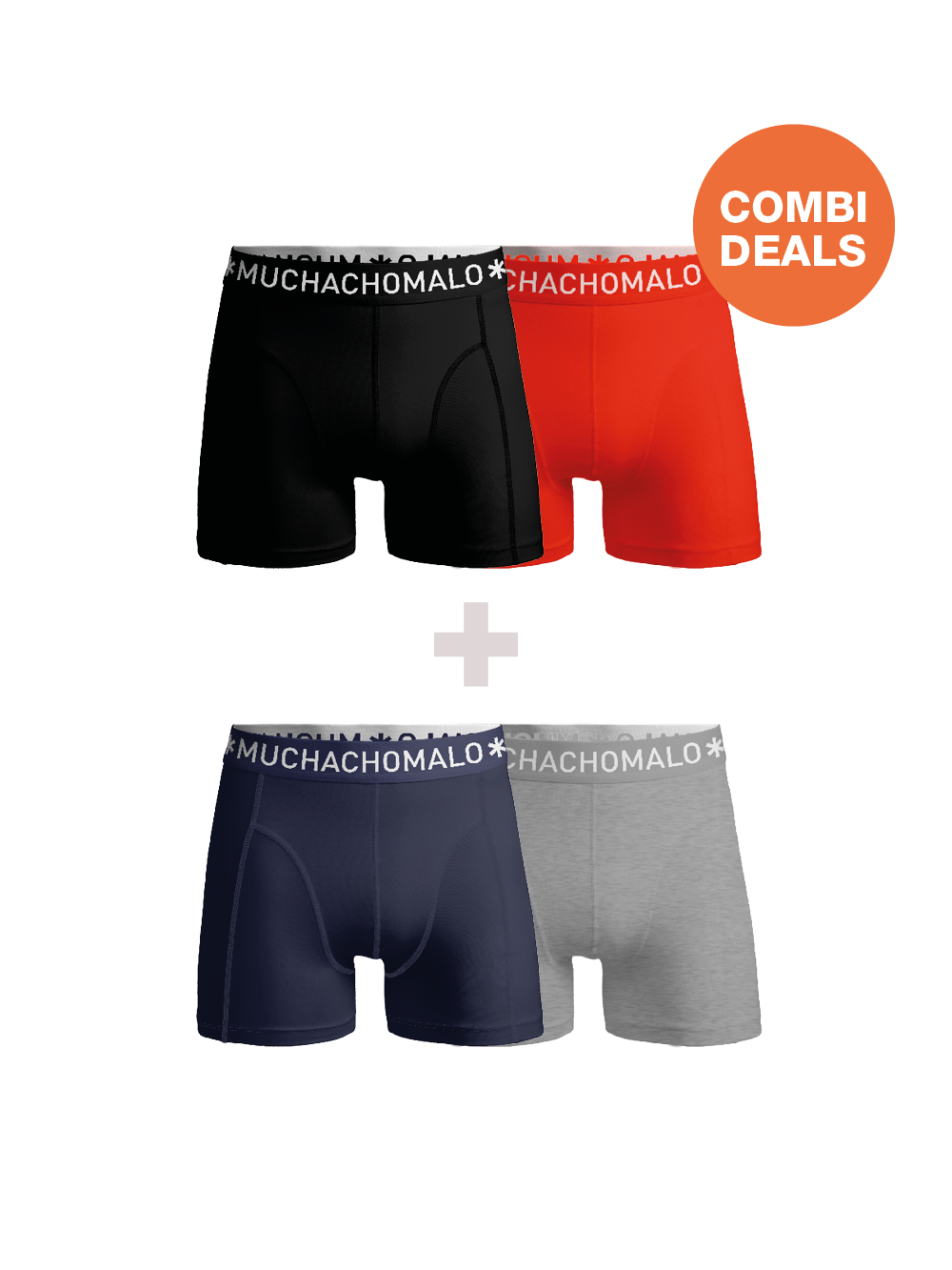 Heren 2+2-pack Boxershorts