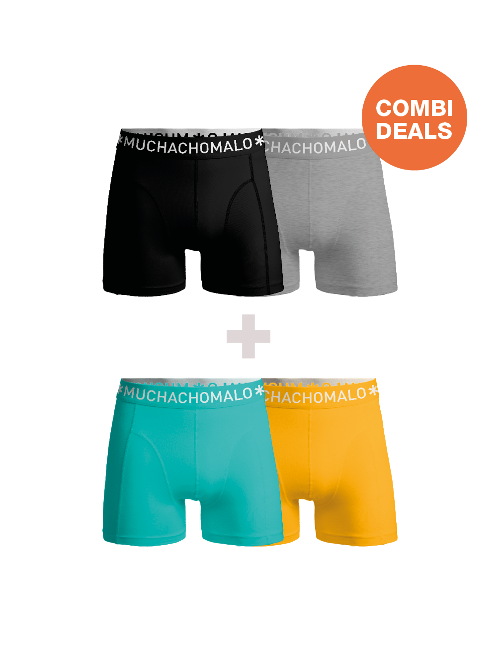 Heren 2+2-pack Boxershorts