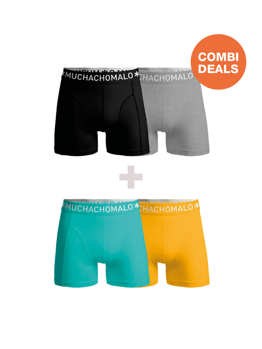Heren 2+2-pack Boxershorts