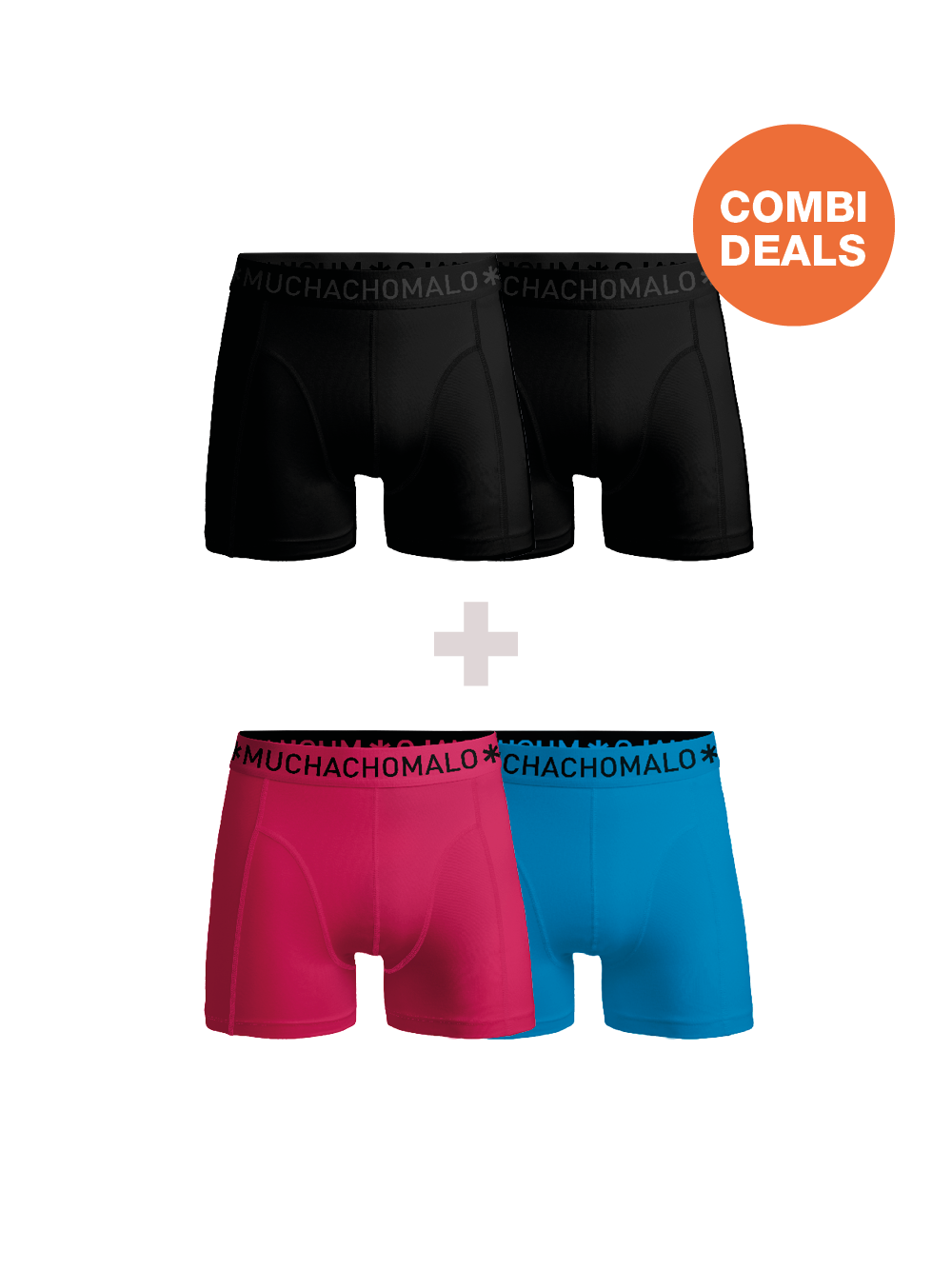 Heren 2+2-pack Boxershorts
