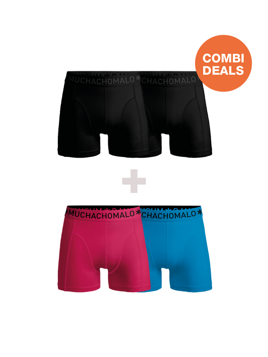 Heren 2+2-pack Boxershorts