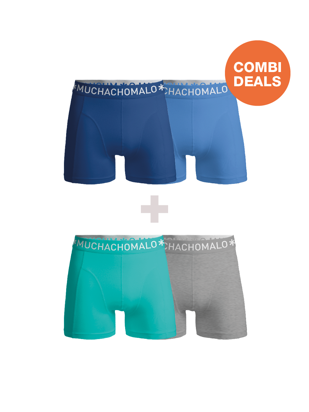 Heren 2+2-pack Boxershorts