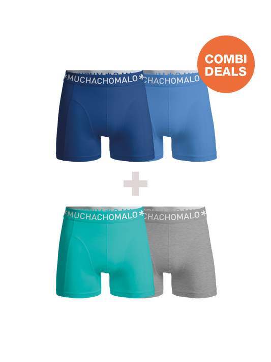 Heren 2+2-pack Boxershorts