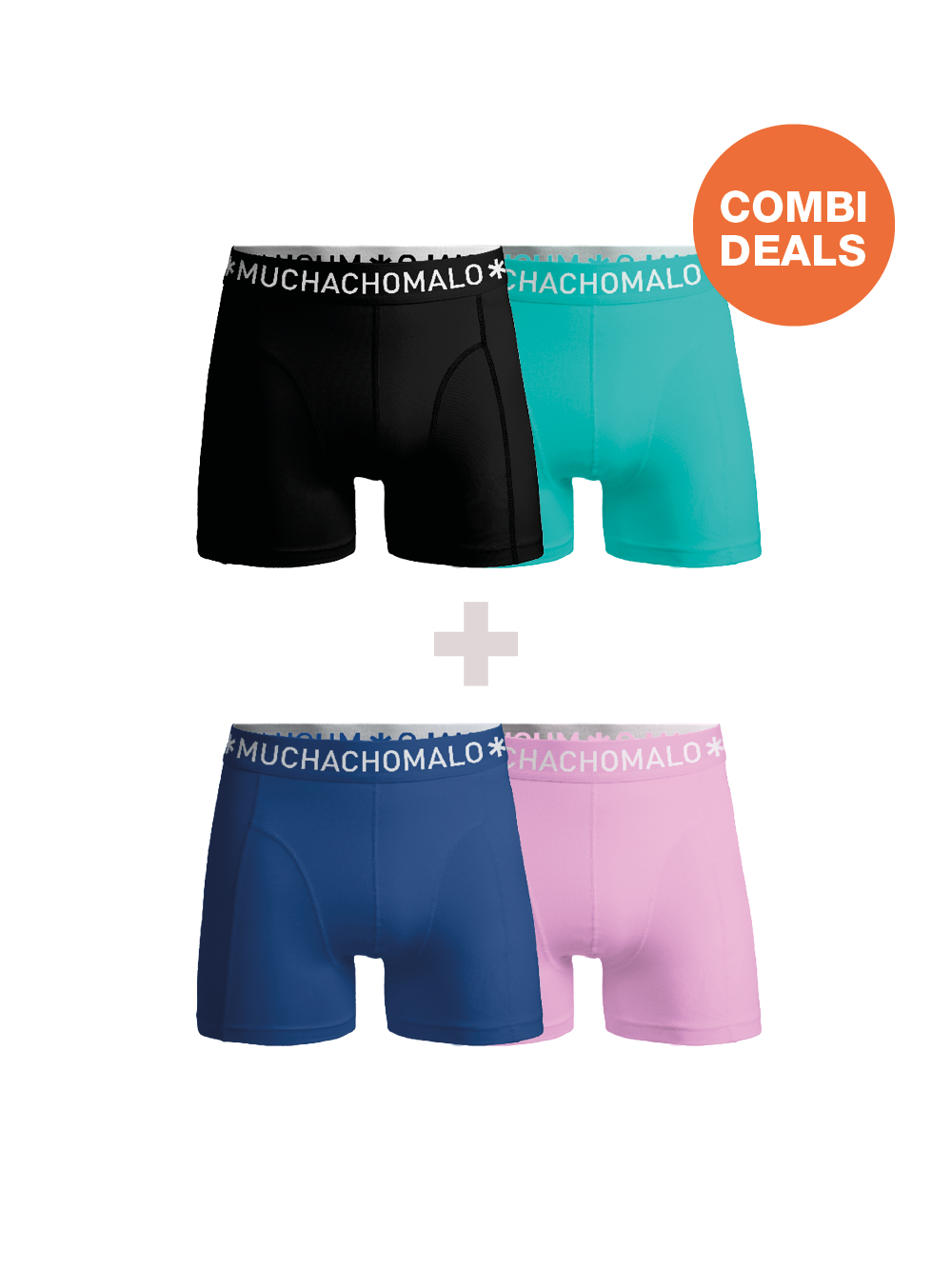 Heren 2+2-pack Boxershorts