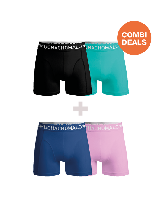 Heren 2+2-pack Boxershorts