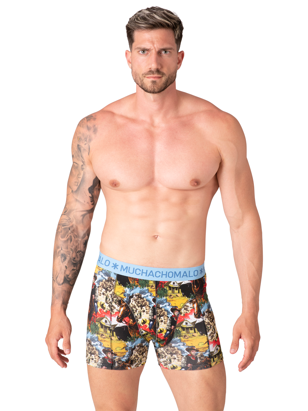 Heren 12-pack Boxershorts Print/Effen