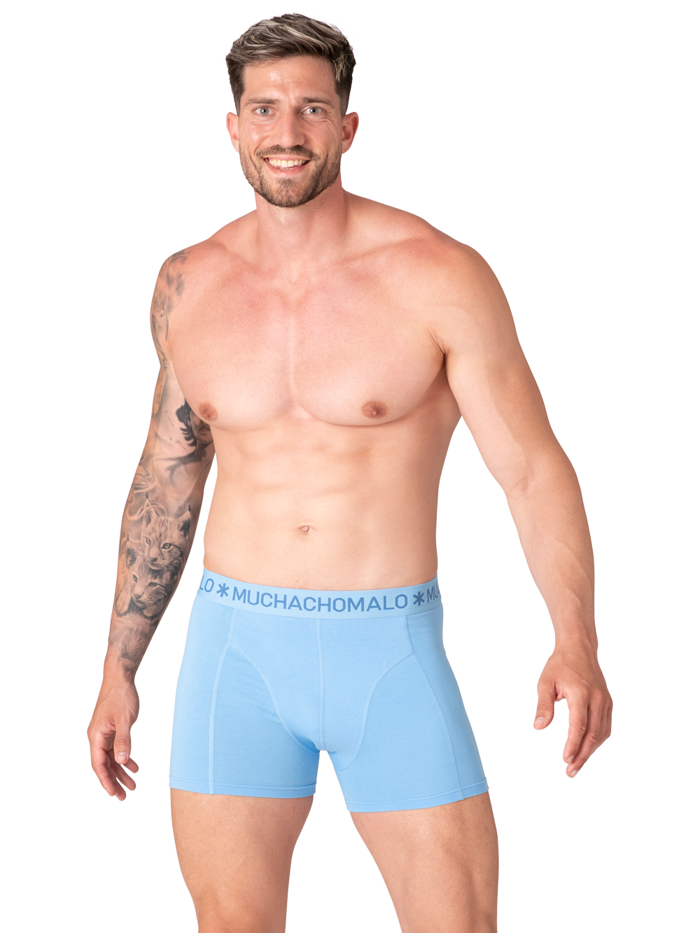 Heren 3-pack Boxershorts Effen