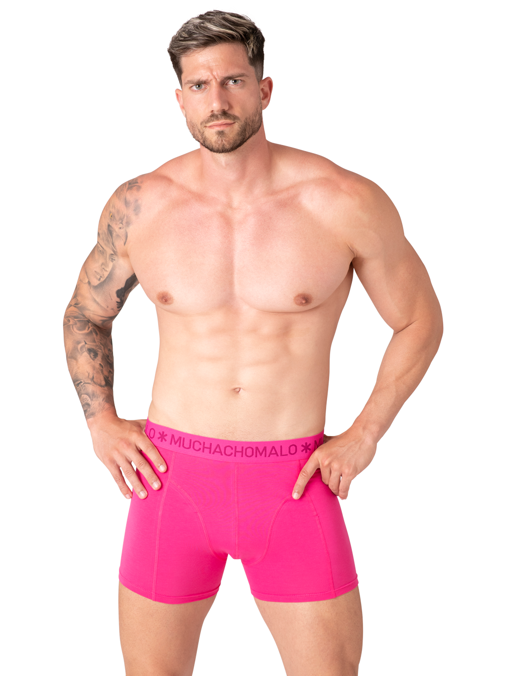 Heren 3-pack Boxershorts Effen