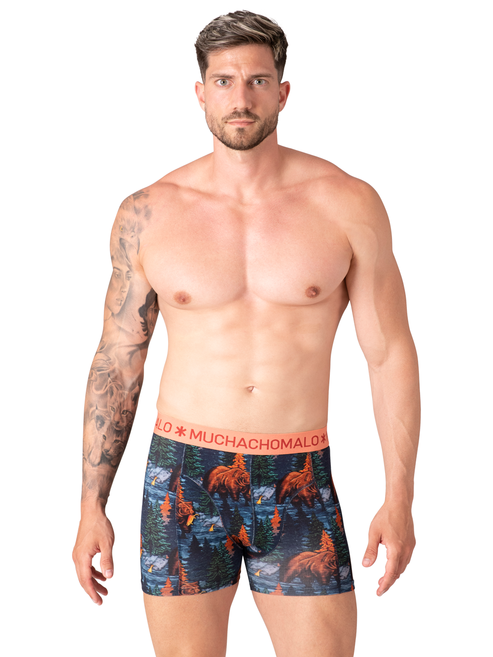 Heren 12-pack Boxershorts Print/Effen