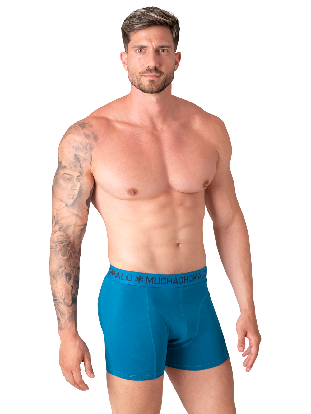 Heren 3-pack Boxershorts Effen