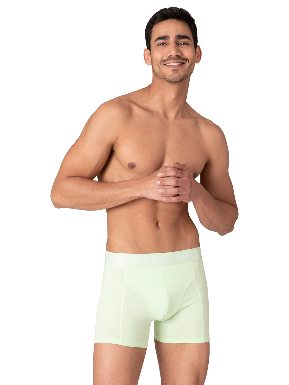 Heren 2-pack Boxershorts Effen