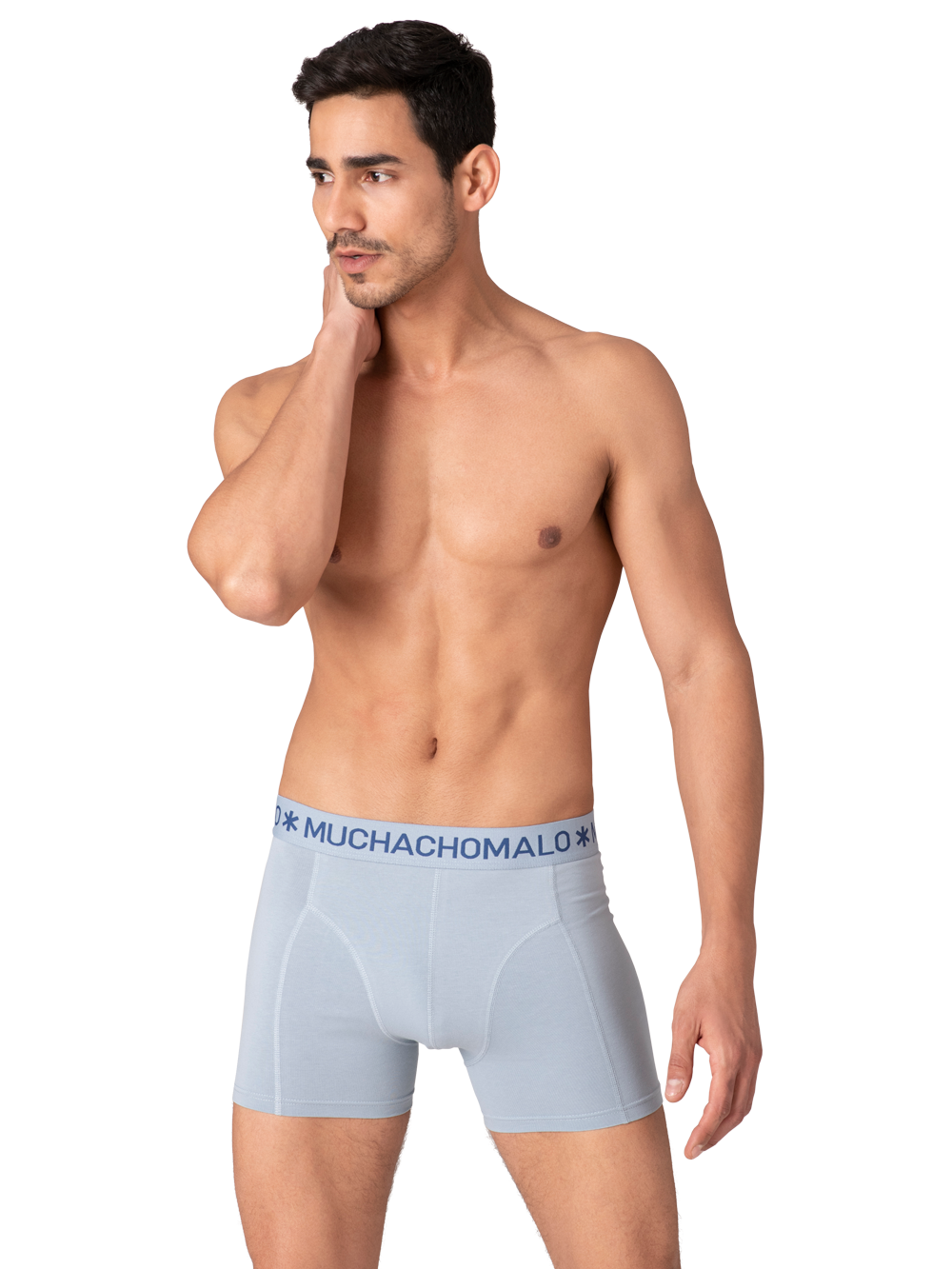 Heren 3-pack Boxershorts Effen