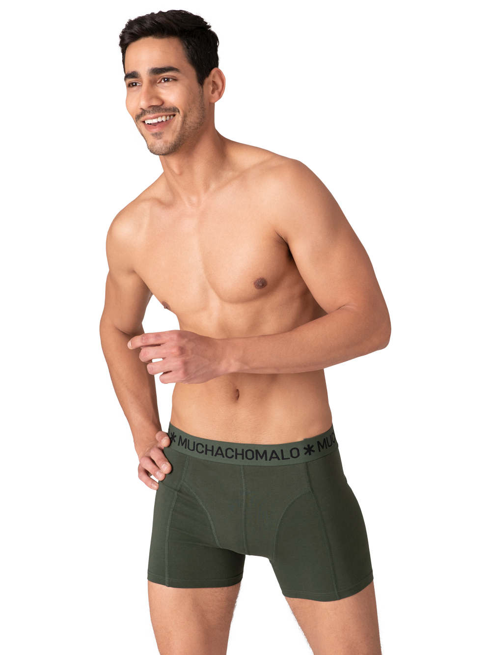 Heren 3-pack Boxershorts Effen