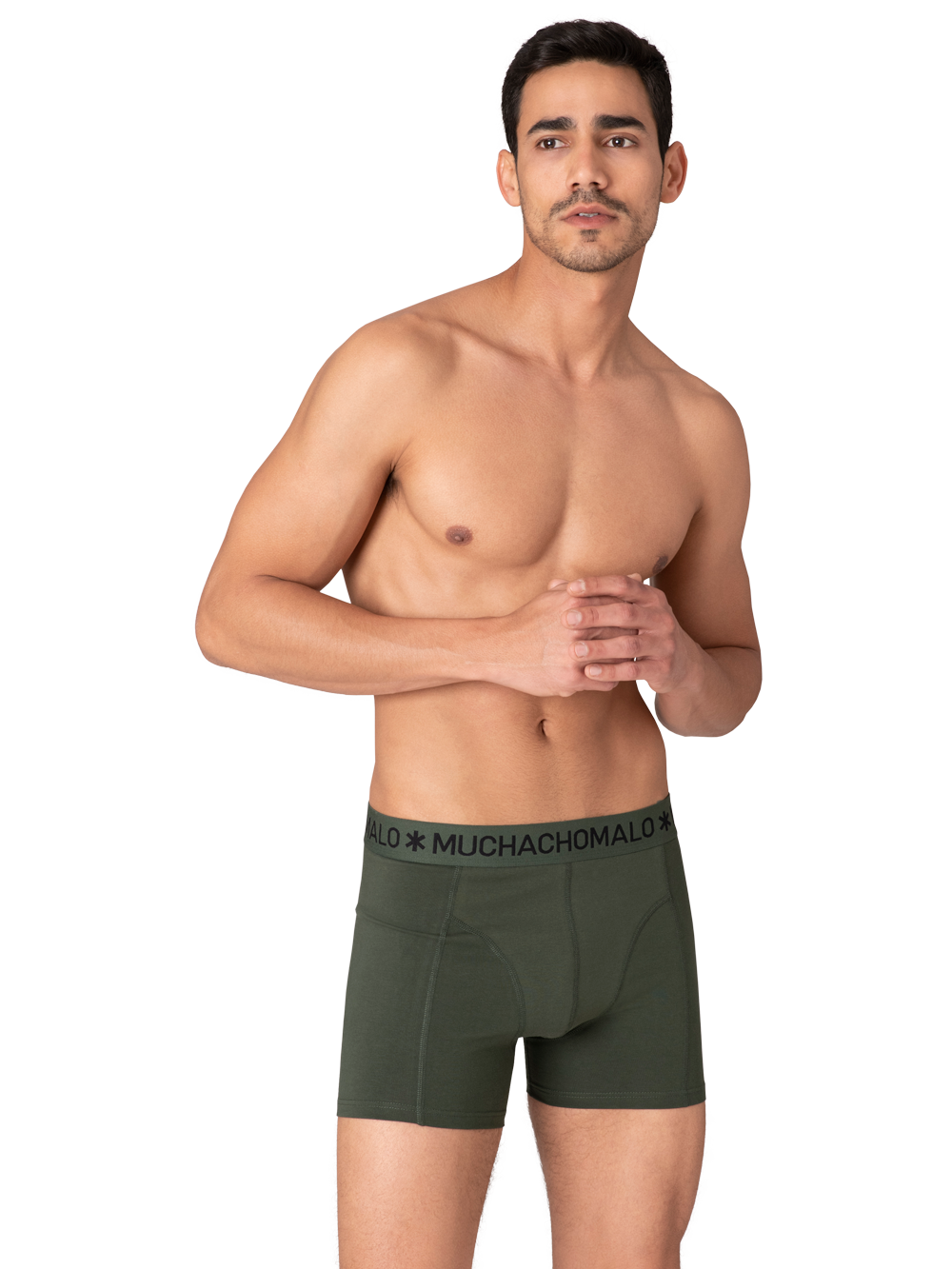 Heren 3-pack Boxershorts Effen