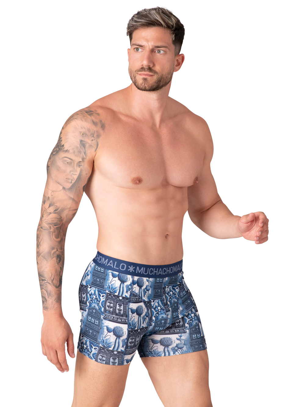 Heren 10-pack Boxershorts Print/Effen