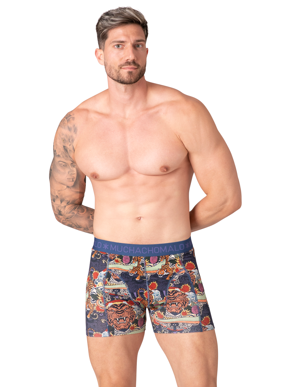 Heren 10-pack Boxershorts Print/Effen