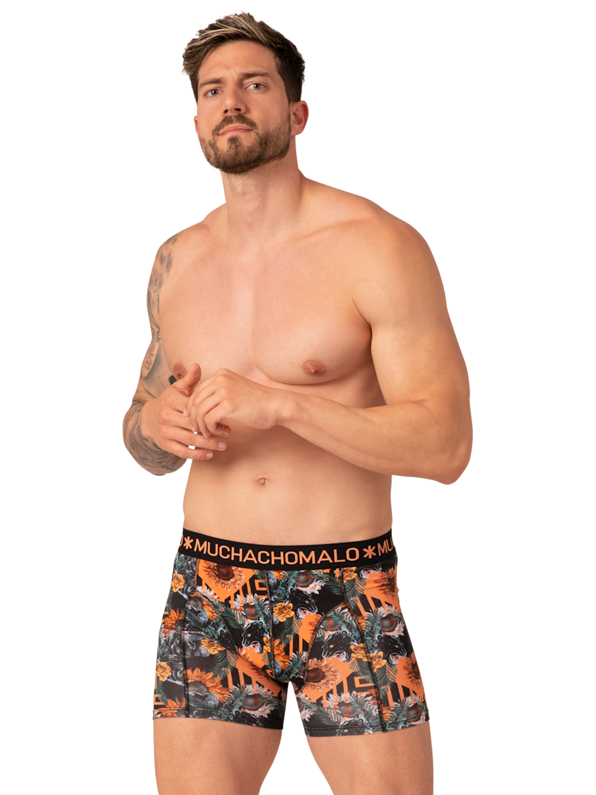 Heren 12-pack Boxershorts Print/Effen